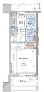 コンシェリア五反田 CROSSIA【5階】の間取り