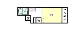 Associe中広【5階】の間取り