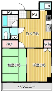 アーバンハイツ【3階】の間取り