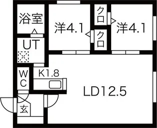 NEXT KIKUSUI【1階】の間取り