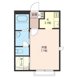 クラーレス高円寺【1階】の間取り