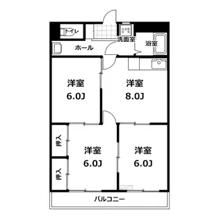 棚網コーポ【3階】の間取り