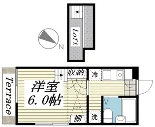 ジュネパレス松戸第141-A【1階】の間取り