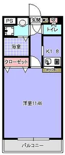 ブランドールヒルズ幕張【3階】の間取り