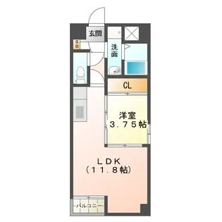 S-FORT鈴鹿【12階】の間取り