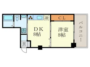 ヒルマビル【3階】の間取り