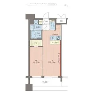 プレジオ東三国【5階】の間取り