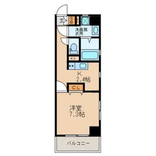 NYCマンション【6階】の間取り