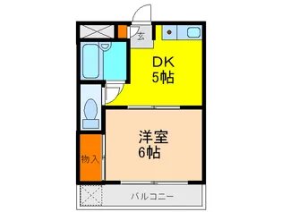 服部マンションの間取り