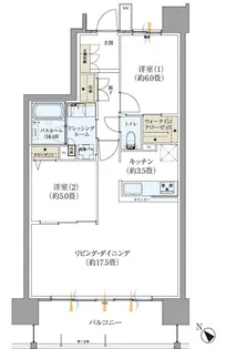 サーパス久喜中央【5階】の間取り