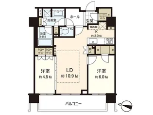パークホームズ円山公園【2階】の間取り