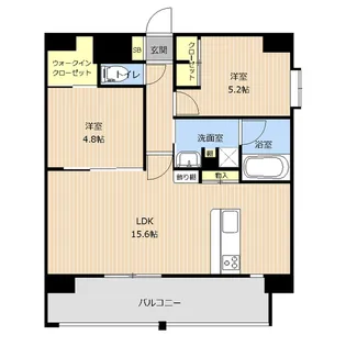 LIBTH月出【4階】の間取り