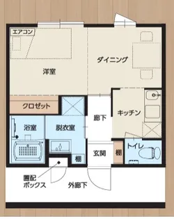 サザンMIRAI【2階】の間取り