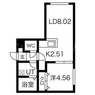 アーバン福住駅前【4階】の間取り
