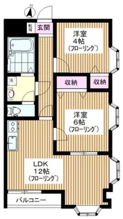 エスプワールたなか【1階】の間取り