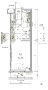 ARCOBALENO TORITSUKASEI【4階】の間取り