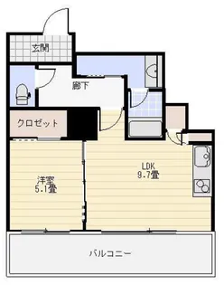 ザ・パークハウス西新宿タワー60【29階】の間取り