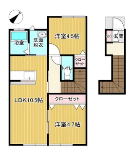 メゾン・コンフォール【2階】の間取り