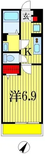 リブリ・西千葉【2階】の間取り