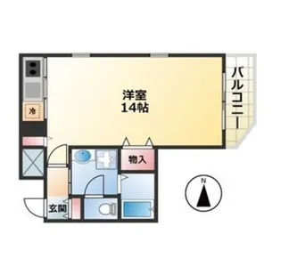 パルテールゴキソ【1階】の間取り
