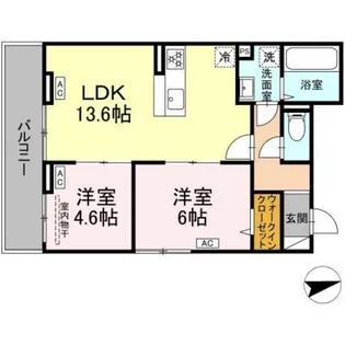 D Paina Egawa I【3階】の間取り