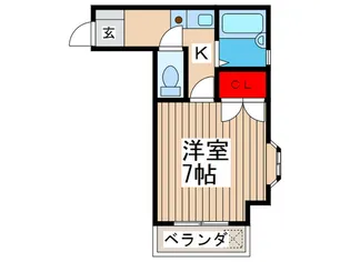 エスポアール・エビス【3階】の間取り