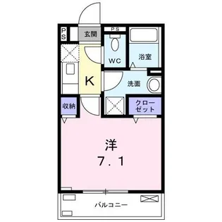 ルジーナ ベルデ【1階】の間取り