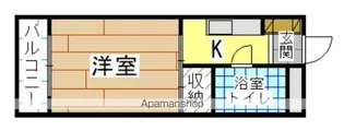 レジデンス馬借【3階】の間取り