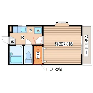 ウインディ葉山【1階】の間取り