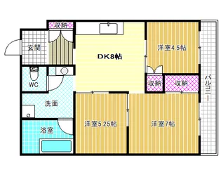 ハイデンス小山【5階】の間取り