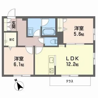 グリーンコート【1階】の間取り