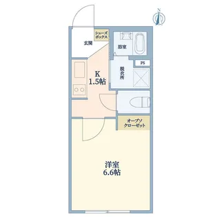 J-ARC新丸子【3階】の間取り