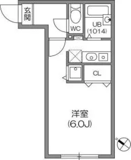 ZESTY小石川【2階】の間取り