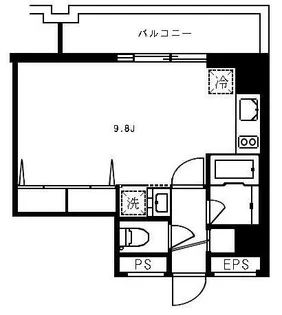 広尾ウエスト【2階】の間取り