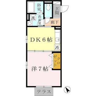 アネックス大仙【1階】の間取り