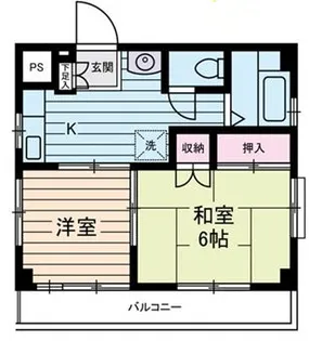 Zマンション【5階】の間取り