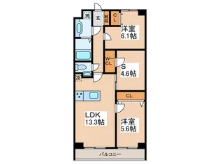 Beverly Homes 豊島園【1階】の間取り