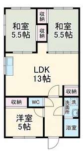 サンハイツいずみ【6階】の間取り
