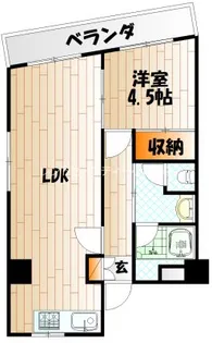 いわきビル【4階】の間取り