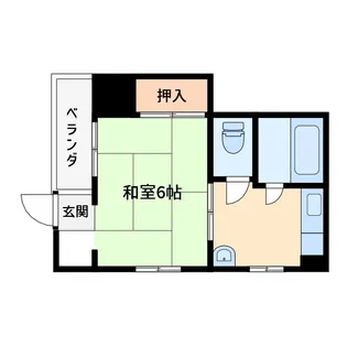 永瀬ハイツ【1階】の間取り