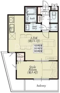 MAISON SA VIII【2階】の間取り