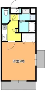 ゲインズビル【3階】の間取り