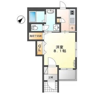 Grand RiviereII【1階】の間取り