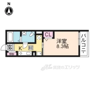 グランアルカンシェル【1階】の間取り