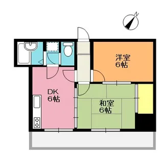 ターゲサンハイム【2階】の間取り