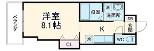エルメディオ千種【6階】の間取り