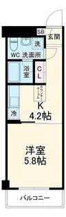 コンフォート吉野【2階】の間取り