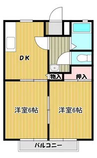 サンビレッジタムラG棟【1階】の間取り