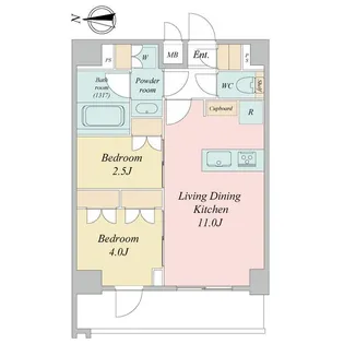 LIME RESIDENCE KAWAGUCHI EAST【7階】の間取り