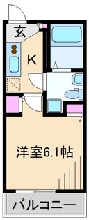 フロンティアコンフォート菊名ステーションWEST【4階】の間取り